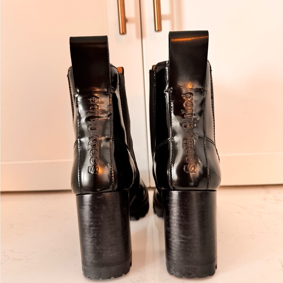 😻See by Chloé
Mallory Lug-Sole Leather Chelsea Boots size37.5 US 7 - Picture 13 of 14